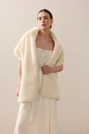 Helen Moore Faux Fur Stole Ermine