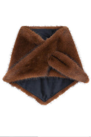 Helen Moore Triangle Scarf Mahogany
