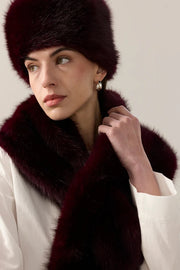 Helen Moore Triangle Scarf Wine