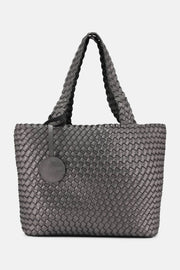 Ilse Jacobsen Bag 08 Reversible Tote Bag Gunmetal/Black