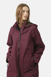 Ilse Jacobsen Rain 128 Raincoat Maroon Banner