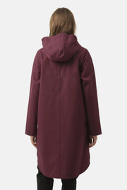 Ilse Jacobsen Rain 128 Raincoat Maroon Banner