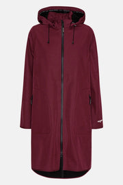 Ilse Jacobsen Rain 128 Raincoat Maroon Banner