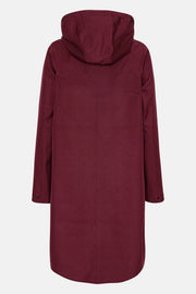 Ilse Jacobsen Rain 128 Raincoat Maroon Banner