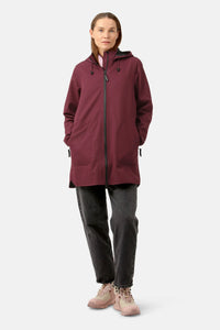 Ilse Jacobsen Rain 135 Raincoat Maroon Banner