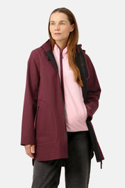 Ilse Jacobsen Rain 135 Raincoat Maroon Banner