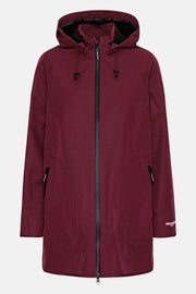 Ilse Jacobsen Rain 135 Raincoat Maroon Banner