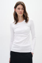 InWear Dagna Long Sleeve T-Shirt Pure White