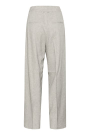 InWear Wei Pleated Trousers Light Grey Melange