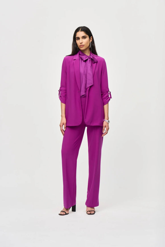 Joseph Ribkoff Wide Leg Trousers Magenta