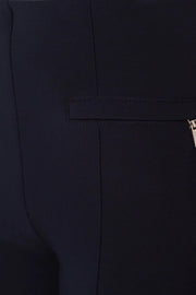 Joseph Ribkoff Navy Trouser With Zip Detail