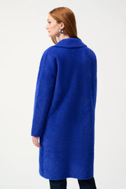 Joseph Ribkoff Faux Fur Coat Royal Sapphire