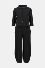 Joseph Ribkoff Cowl Neck Jumpsuit Black