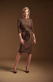 Joseph Ribkoff Animal Print Sheath Dress