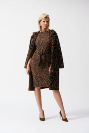 Joseph Ribkoff Animal Print Sheath Dress