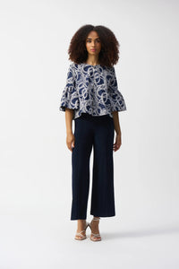 Joseph Ribkoff Wide Leg Trousers Midnight Blue