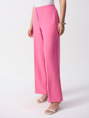 Joseph Ribkoff Pull-On Wide Leg Trousers Bubble Gum