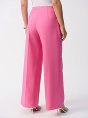 Joseph Ribkoff Pull-On Wide Leg Trousers Bubble Gum