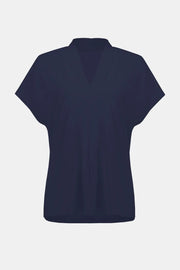 Joseph Ribkoff V-Neck Top Midnight Blue