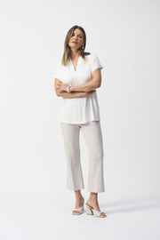 Joseph Ribkoff V-Neck Top Vanilla