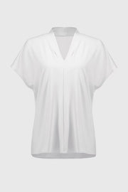 Joseph Ribkoff V-Neck Top Vanilla