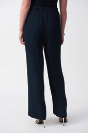 Joseph Ribkoff Wide Leg Pull-On Trouser Midnight Blue