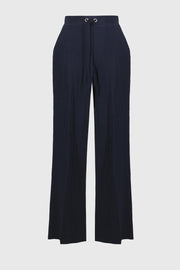 Joseph Ribkoff Wide Leg Pull-On Trouser Midnight Blue