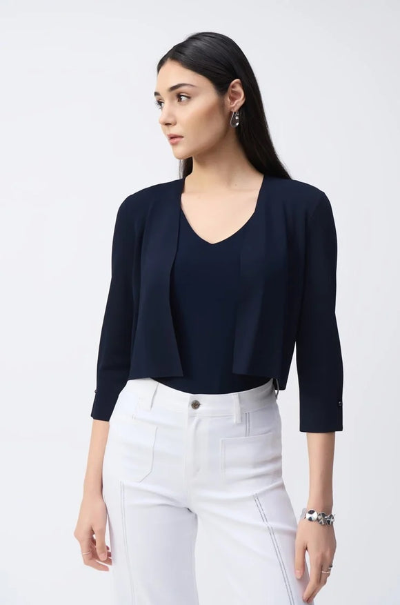 Joseph Ribkoff Knit Cover Up Midnight Blue