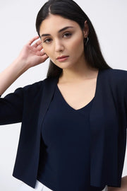 Joseph Ribkoff Knit Cover Up Midnight Blue