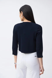 Joseph Ribkoff Knit Cover Up Midnight Blue