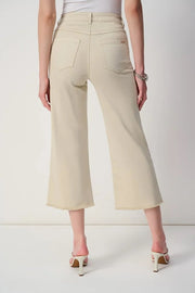 Joseph Ribkoff Culotte Jeans With Embellished Front Moonstone