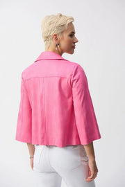 Joseph Ribkoff Faux Suede Jacket Bubble Gum