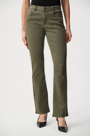 Joseph Ribkoff Brooke Bootcut Jeans Avocado