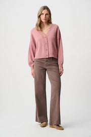 Joseph Ribkoff Goldie Wide Leg Jeans Mink