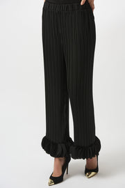 Joseph Ribkoff Pleated Wide Leg Pants Black
