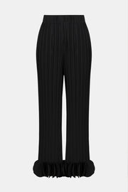 Joseph Ribkoff Pleated Wide Leg Pants Black