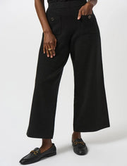 Joseph Ribkoff Knit Wide Leg Trousers Black