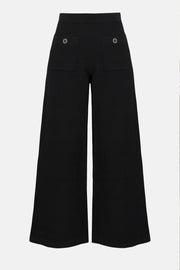 Joseph Ribkoff Knit Wide Leg Trousers Black