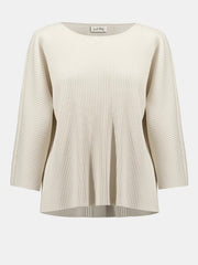 Joseph Ribkoff Pleated Top Birch