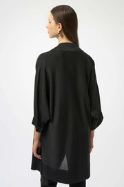 Joseph Ribkoff Knit Longline Cover Up Black