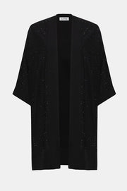 Joseph Ribkoff Knit Longline Cover Up Black