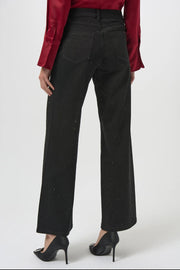 Joseph Ribkoff Jambe Large Wide Leg Jeans Black