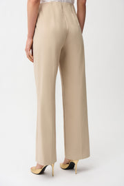 Joseph Ribkoff Wide Leg Pull-On Trouser Parchment