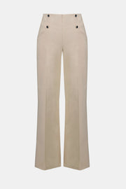 Joseph Ribkoff Wide Leg Pull-On Trouser Parchment