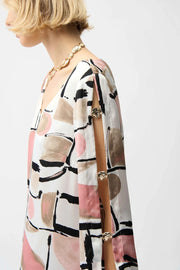 Joseph Ribkoff Abstract Print Dress