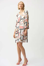 Joseph Ribkoff Abstract Print Dress