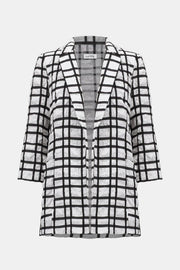 Joseph Ribkoff Boxy Blazer Off-white/Black