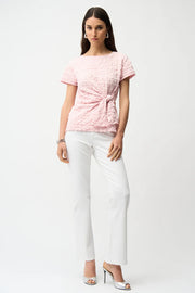 Joseph Ribkoff Top Petal Pink