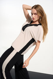 Joseph Ribkoff Sporty Zipper Top