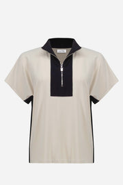 Joseph Ribkoff Sporty Zipper Top